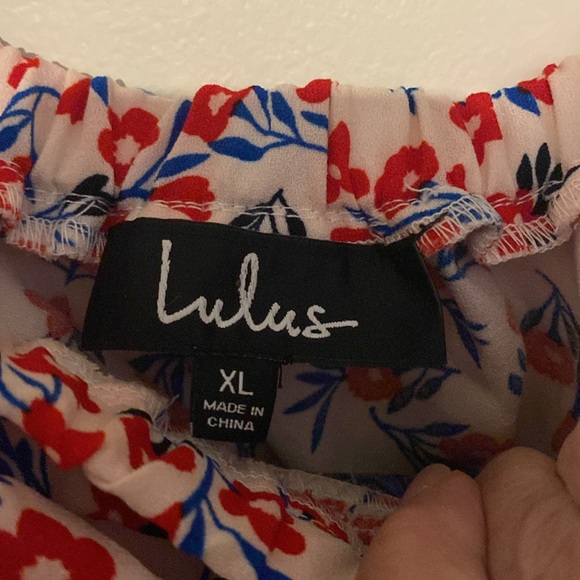 LAST CHANCE BEFORE DONATED - LULU’S STRAPLESS SUMMER DRESS SIZE XL - Picture 5 of 10